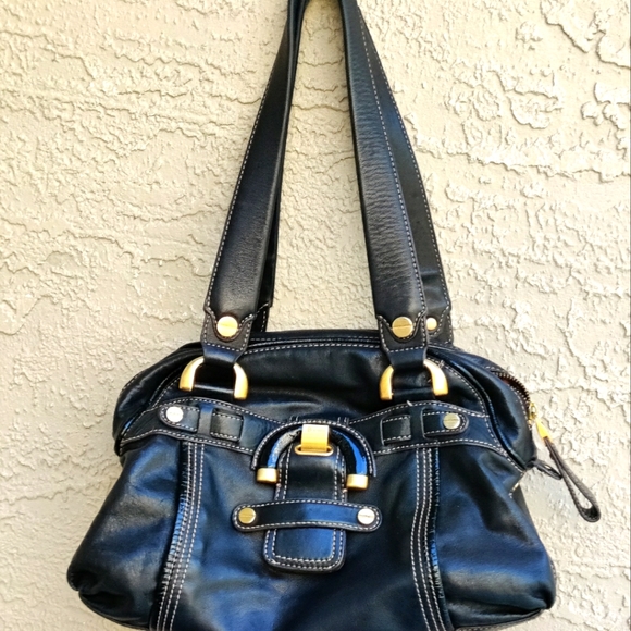 b. makowsky Handbags - B Makowsky black leather bag